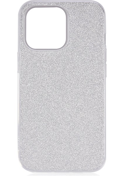 Apple Iphone 13 Pro Kılıf Simli Parlak Shining Silikon