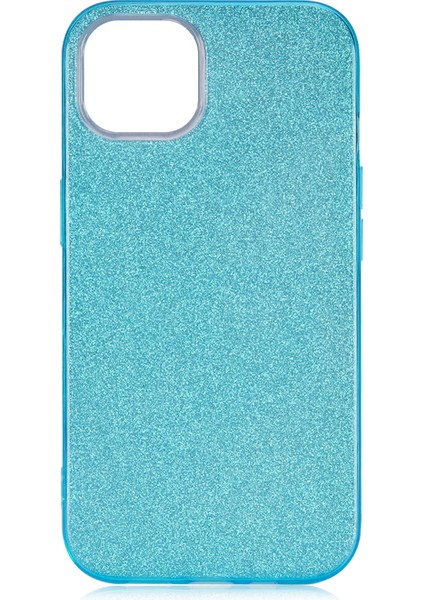 Apple Iphone 13 Kılıf Simli Parlak Shining Silikon