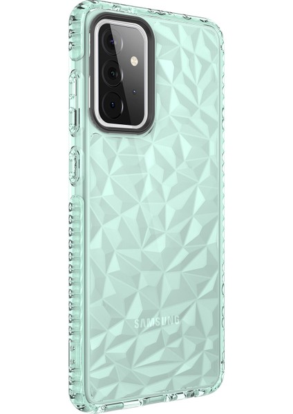 Galaxy A72 Kılıf Kabartmalı Prizma Buzz Kapak