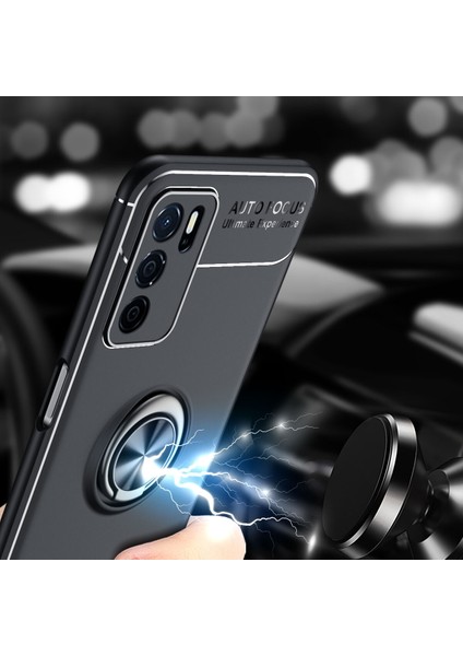 Xiaomi Poco X3 Gt Kılıf Yüzüklü Manyetik Ravel Silikon
