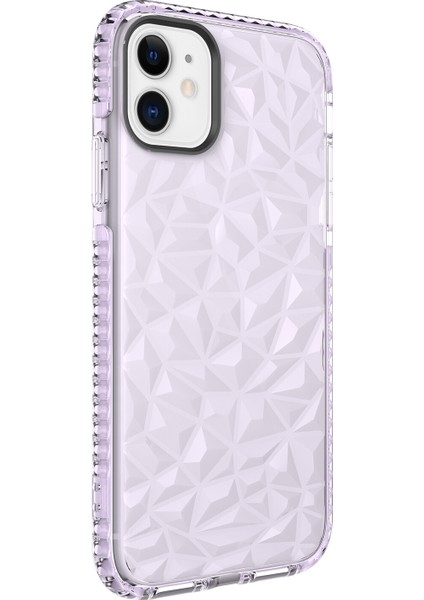Apple Iphone 11 Kılıf Kabartmalı Prizma Buzz Kapak