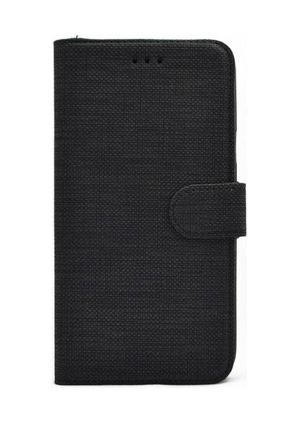 Samsung Galaxy S8 Plus Kılıf Kumaş Desenli Cüzdanlı Standlı Kapaklı Kılıf