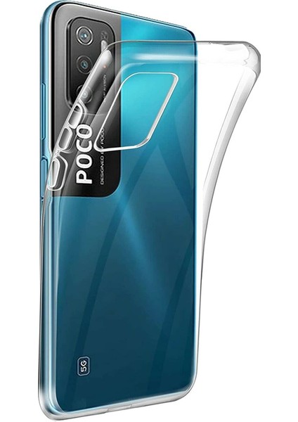 Xiaomi Poco M3 Pro Kılıf Ultra Ince Şeffaf Silikon