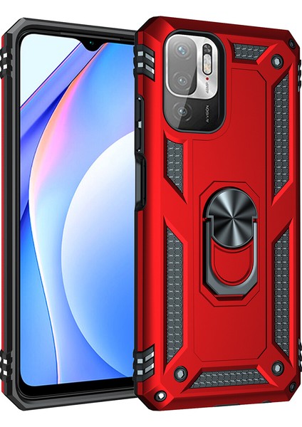 Xiaomi Redmi Note 10T 5g Kılıf Ultra Korumalı Yüzüklü Manyetik Vega Kapak