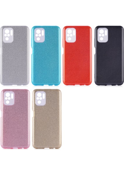 Xiaomi Redmi Note 10S Kılıf Simli Parlak Shinning Silikon modelleri