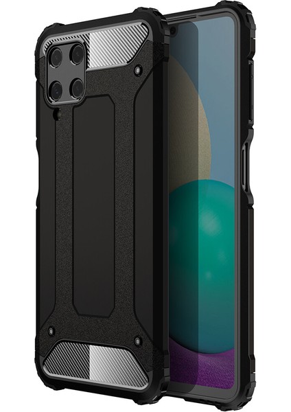 Samsung Galaxy A22 4g Kılıf Çift Katmanlı Armour Case