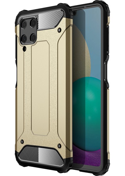 Samsung Galaxy A22 4g Kılıf Çift Katmanlı Armour Case