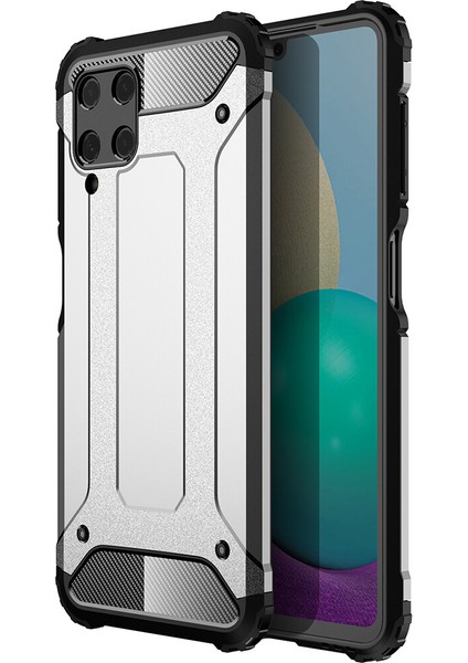 Samsung Galaxy A22 4g Kılıf Çift Katmanlı Armour Case