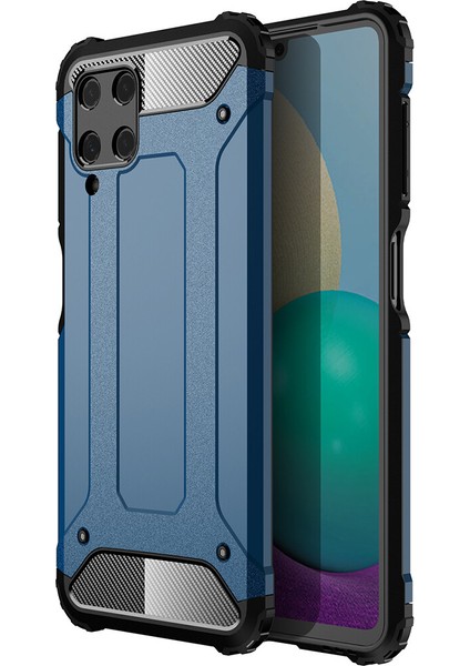 Samsung Galaxy A22 4g Kılıf Çift Katmanlı Armour Case