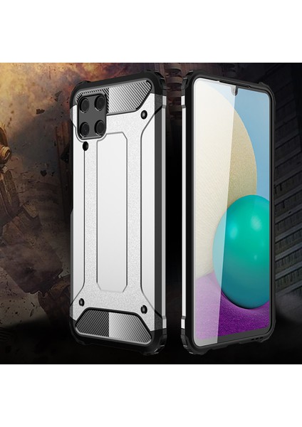 Samsung Galaxy A22 4g Kılıf Çift Katmanlı Armour Case fırsatları