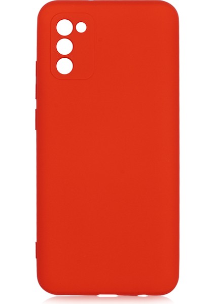 Samsung Galaxy A02S Kılıf Kamera Korumalı Içi Süet Mara Lansman Silikon