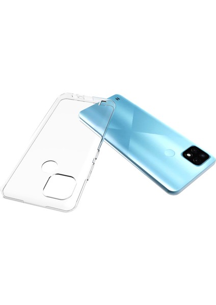 Realme C21 Kılıf Ultra Ince Şeffaf Silikon modelleri