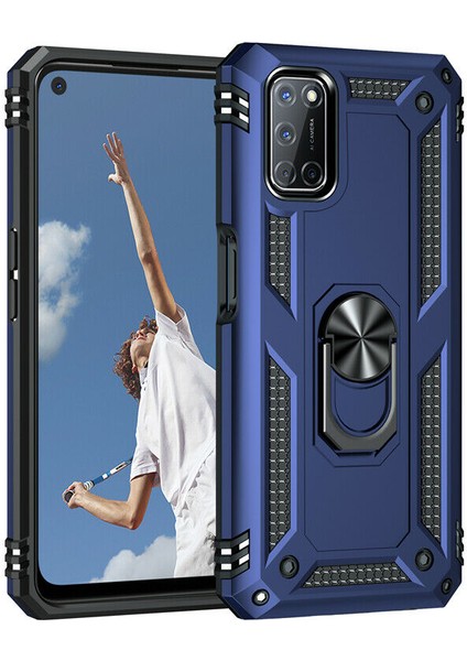 Oppo A52 Kılıf Çift Katmanlı Armour Case