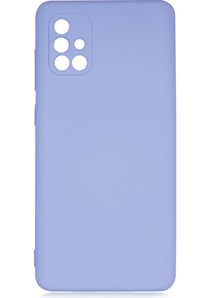 Samsung Galaxy A71 Kılıf Kamera Korumalı Içi Süet Mara Lansman Silikon