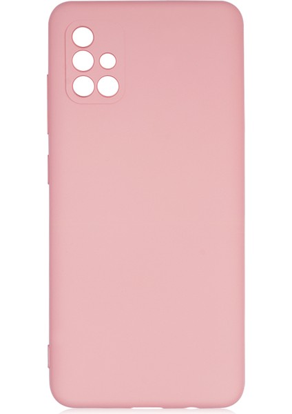 Samsung Galaxy A51 Kılıf Kamera Korumalı Içi Süet Mara Lansman Silikon