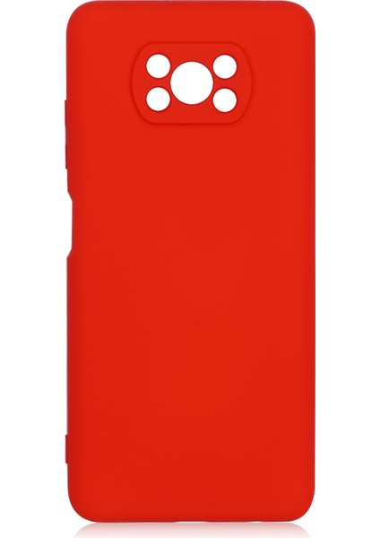 Xiaomi Poco X3 Kılıf Kamera Korumalı Içi Süet Mara Lansman Silikon