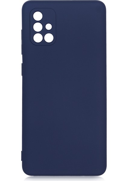 Samsung Galaxy A71 Kılıf Kamera Korumalı Içi Süet Mara Lansman Silikon
