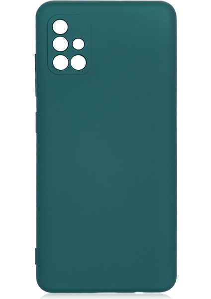 Samsung Galaxy A51 Kılıf Kamera Korumalı Içi Süet Mara Lansman Silikon
