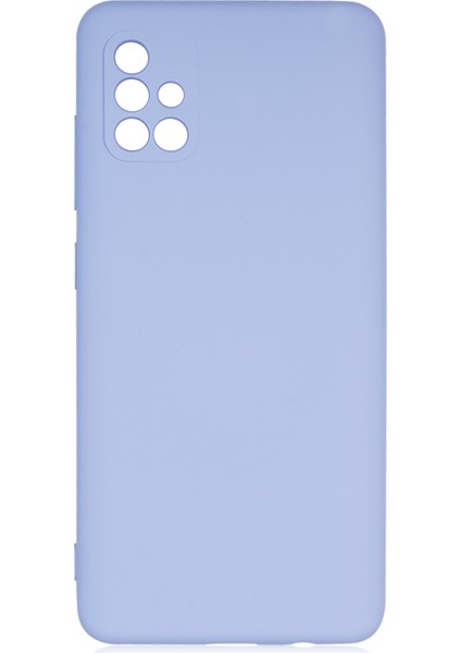 Samsung Galaxy A51 Kılıf Kamera Korumalı Içi Süet Mara Lansman Silikon