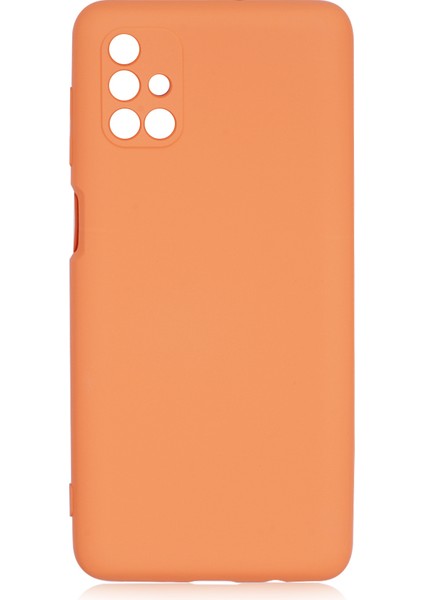 Samsung Galaxy M51 Kılıf Kamera Korumalı Içi Süet Mara Lansman Silikon