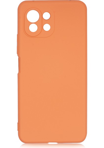 Xiaomi Mi 11 Lite Kılıf Kamera Korumalı Içi Süet Mara Lansman Silikon