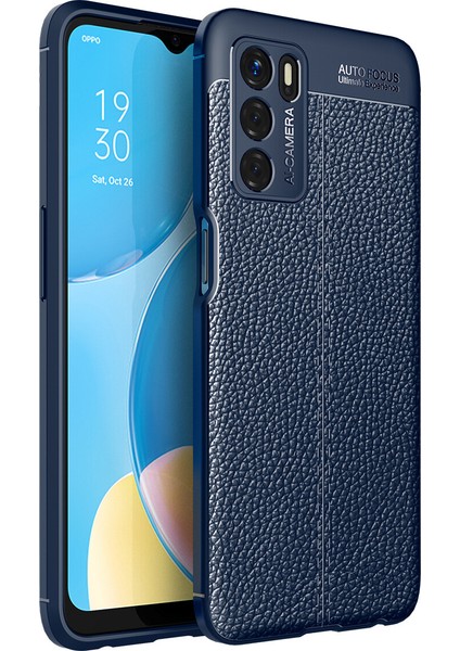 Oppo A16 Kılıf Deri Desenli Lux Niss Silikon