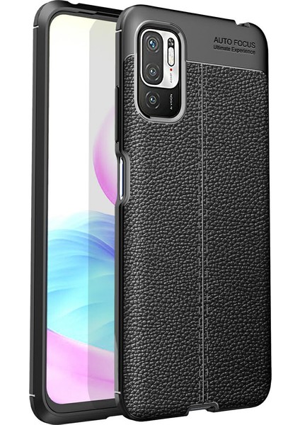 Xiaomi Redmi Note 10T 5g Kılıf Deri Desenli Lux Niss Silikon