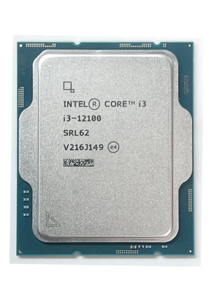 Core i3 12100 3,3 GHz 12 MB Cache 1700 Pin İşlemci