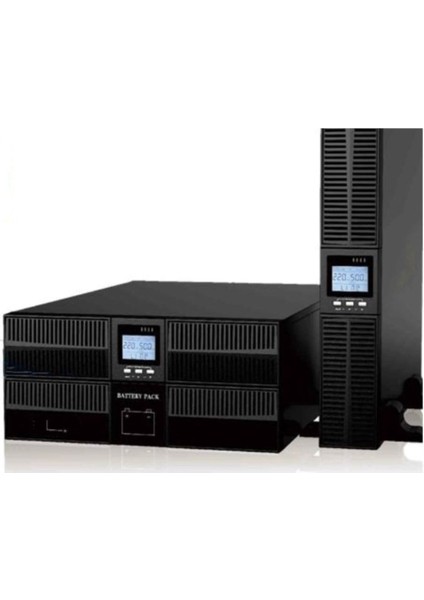 Uprt 11 Model 10 Kva Rack Tower Online Ups 16*7 Ah Akü 5/15 Dakika Kesintisiz Güç Kaynağı