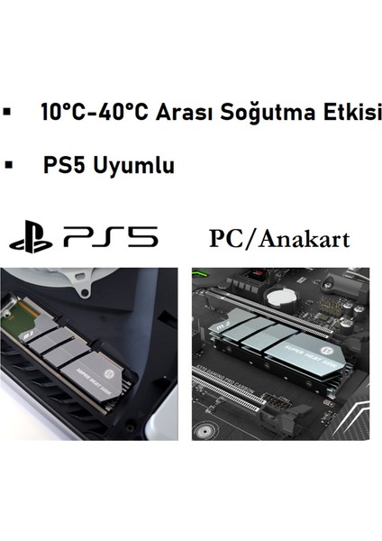 FinsCold M.2 NVMe M.2 SATA SSD Alüminyum Soğutucu