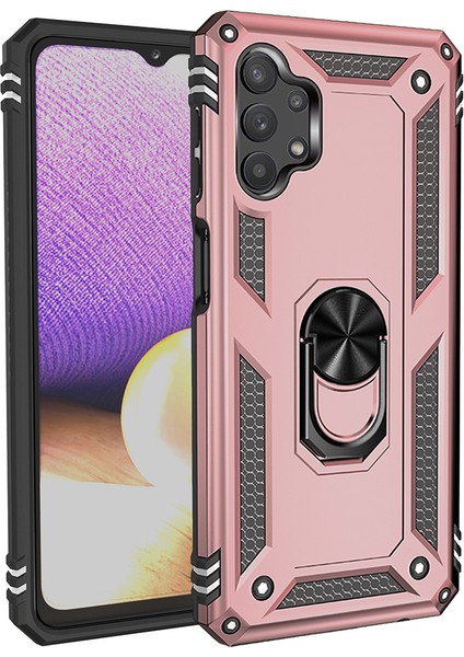 Samsung Galaxy A32 5g Kılıf Ultra Korumalı Yüzüklü Manyetik Vega Kapak