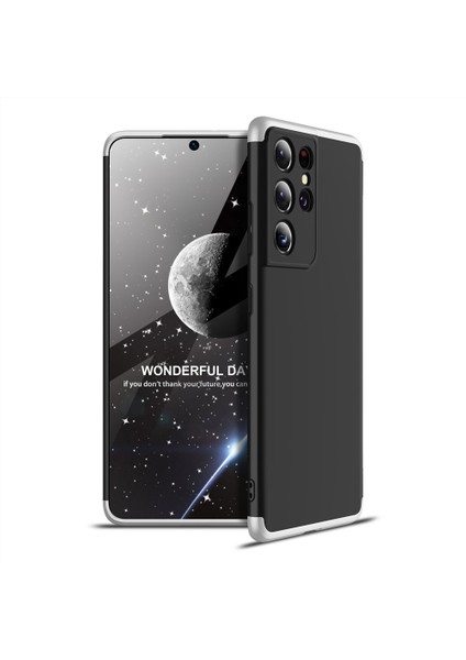 Samsung Galaxy S21 Ultra Kılıf 3 Parça 360 Ays Kapak