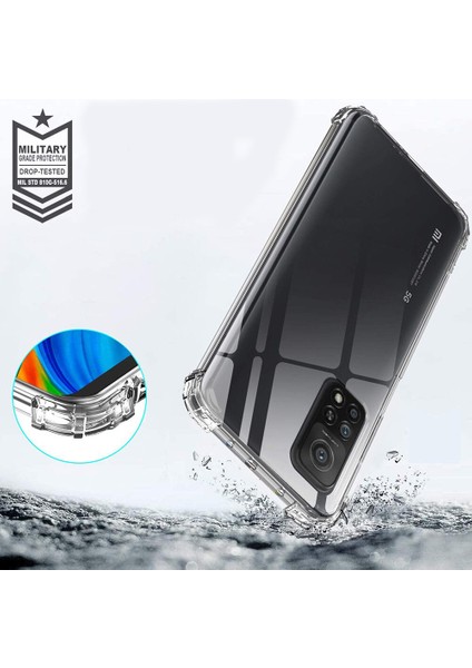 Xiaomi Mi 10T Pro Kılıf Ultra Korumalı Şeffaf Antishock Silikon