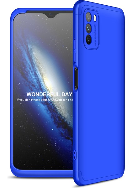Xiaomi Poco M3 Kılıf 3 Parça 360 Ays Kapak