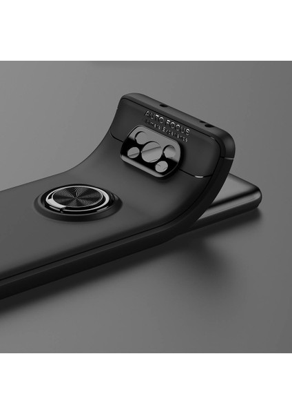 Xiaomi Pocophone X3 Nfc Kılıf Yüzüklü Manyetik Ravel Silikon