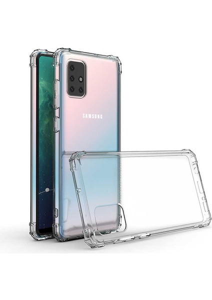 Samsung Galaxy M51 Kılıf Ultra Korumalı Şeffaf Antishock Silikon fırsatları