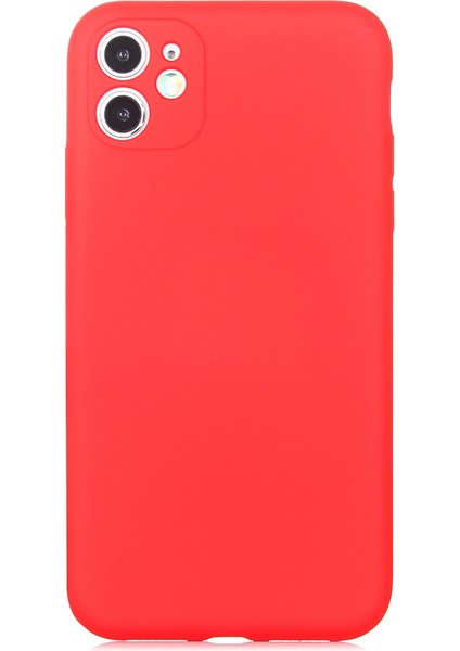 Apple Iphone 11 Kılıf Kamera Korumalı Mat Mara Silikon