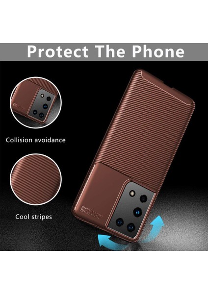 Samsung Galaxy S21 Ultra Kılıf Karbon Desenli Lux Negro Silikon fırsatları