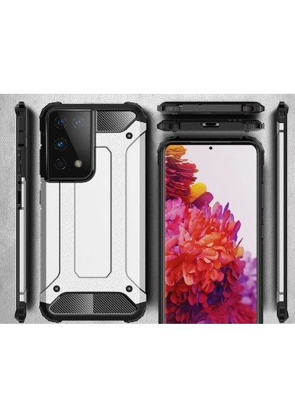 Samsung Galaxy S21 Ultra Kılıf Çift Katmanlı Armour Case modelleri