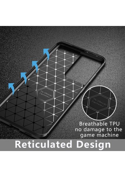 Samsung Galaxy S21 Plus Kılıf Karbon Desenli Lux Negro Silikon