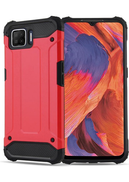 Oppo A73 Kılıf Çift Katmanlı Armour Case