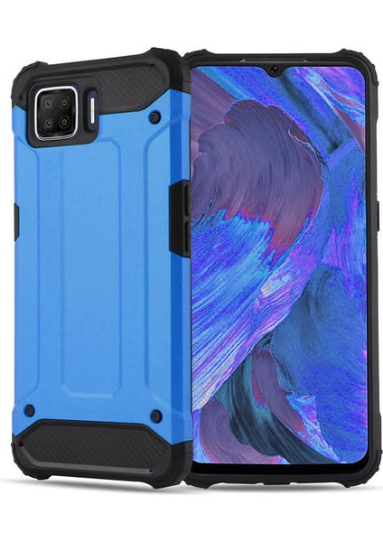 Oppo A73 Kılıf Çift Katmanlı Armour Case