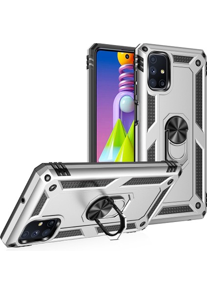 Samsung Galaxy M51 Kılıf Ultra Korumalı Yüzüklü Manyetik Vega Kapak indirimleri