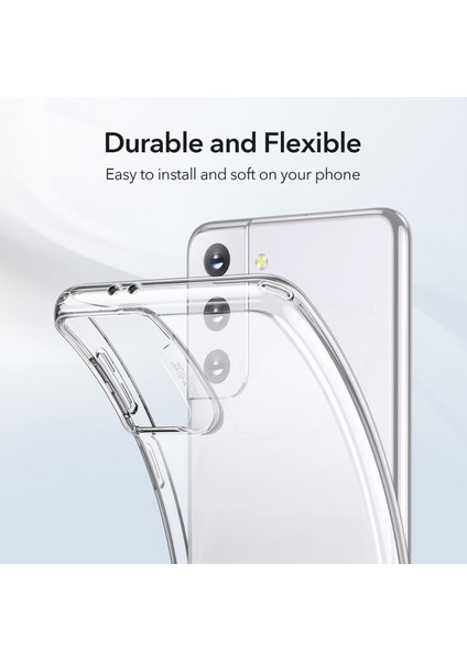 Samsung Galaxy S21 Plus Kılıf Ultra Ince Şeffaf Silikon
