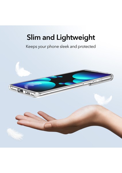 Samsung Galaxy S21 Plus Kılıf Ultra Ince Şeffaf Silikon