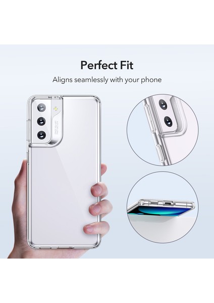 Samsung Galaxy S21 Plus Kılıf Ultra Ince Şeffaf Silikon