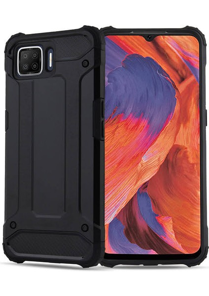 Oppo A73 Kılıf Çift Katmanlı Armour Case