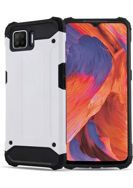 Oppo A73 Kılıf Çift Katmanlı Armour Case