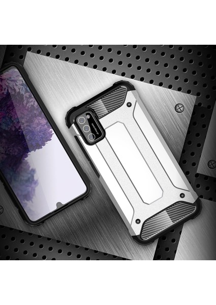 Samsung Galaxy A02S Kılıf Çift Katmanlı Armour Case fiyatları