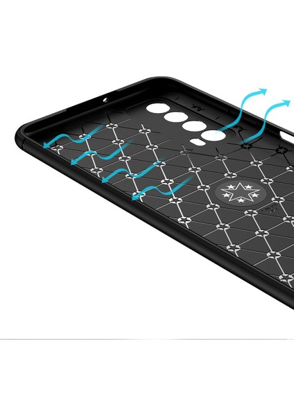 Huawei P Smart 2021 Kılıf Yüzüklü Manyetik Ravel Silikon
